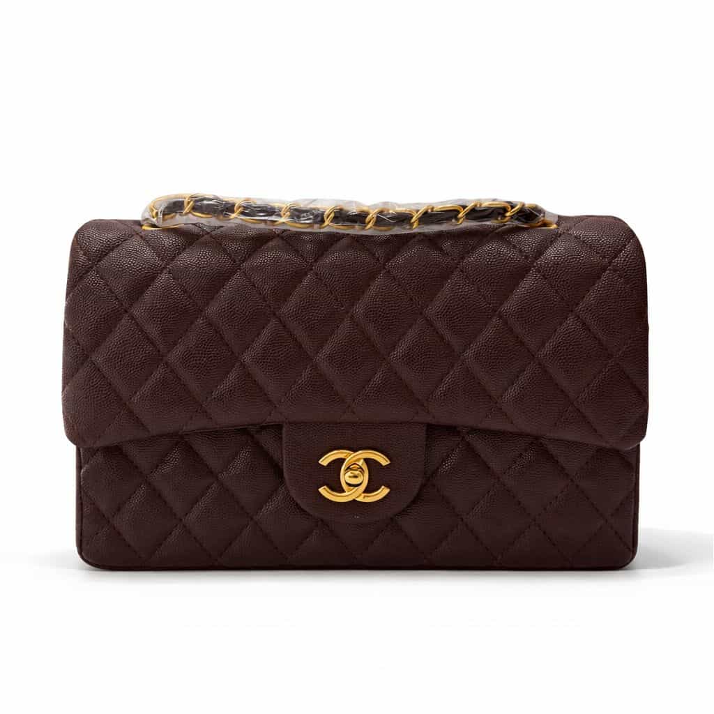 Cartera Chanel Classic Flap – Brown ( Cod 65 )