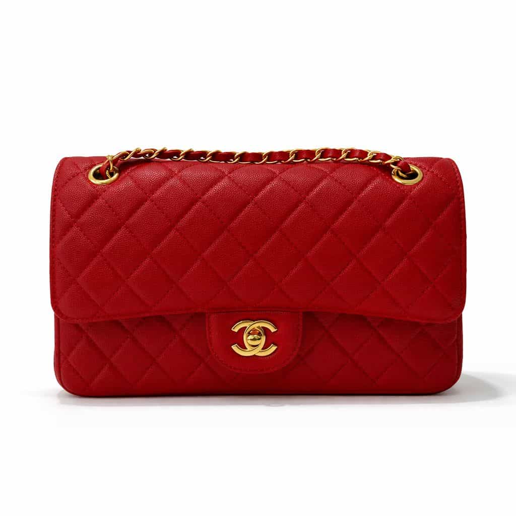 Cartera Chanel Classic Flap – Red ( Cod 65 )