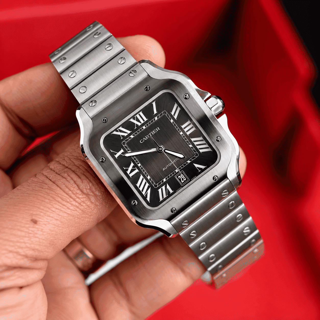 Cartier Santos Black