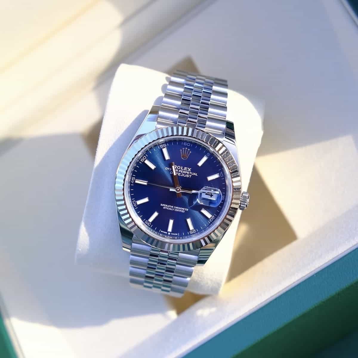 Rolex Datejust President Blue