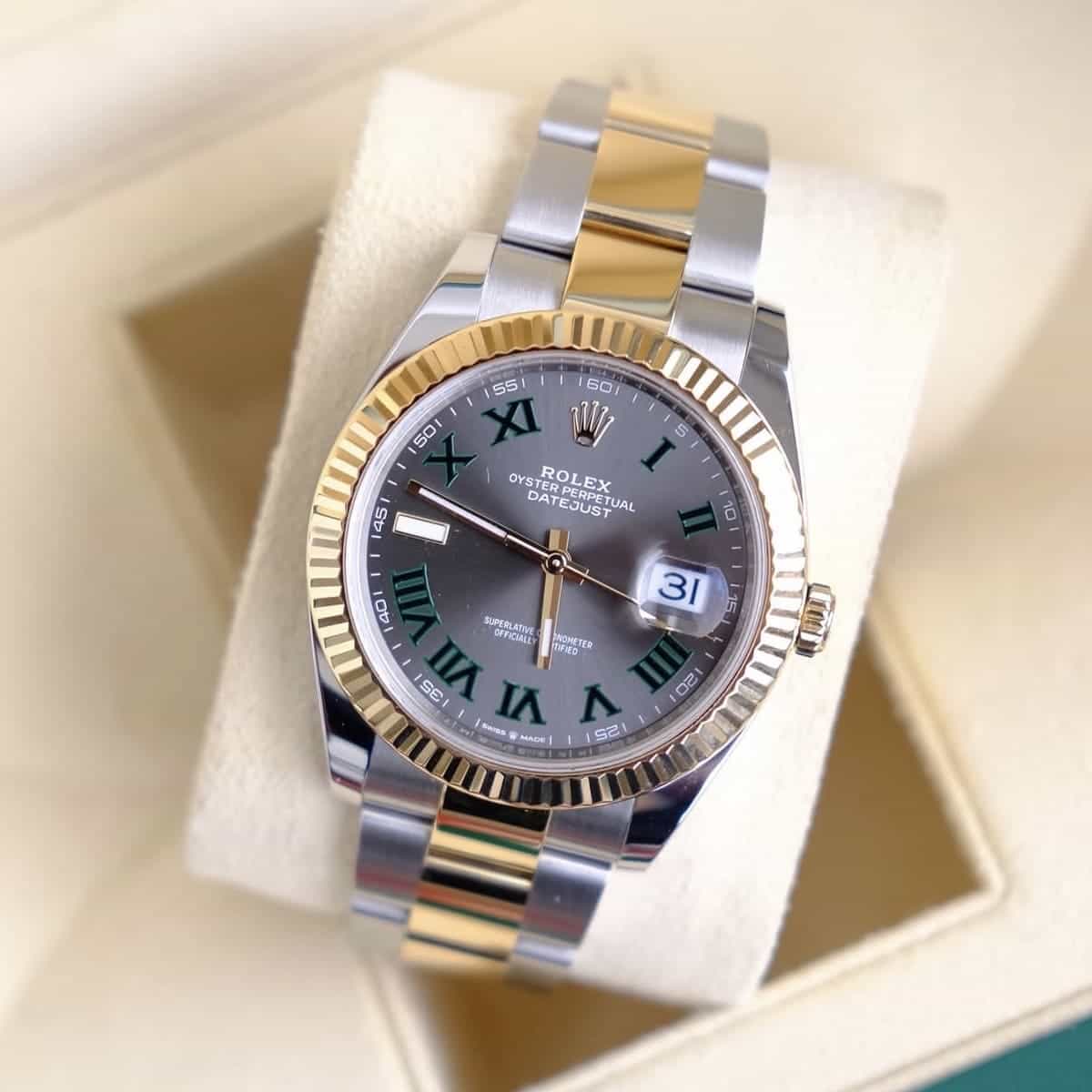 Rolex Datejust Wimbledon Two Tone