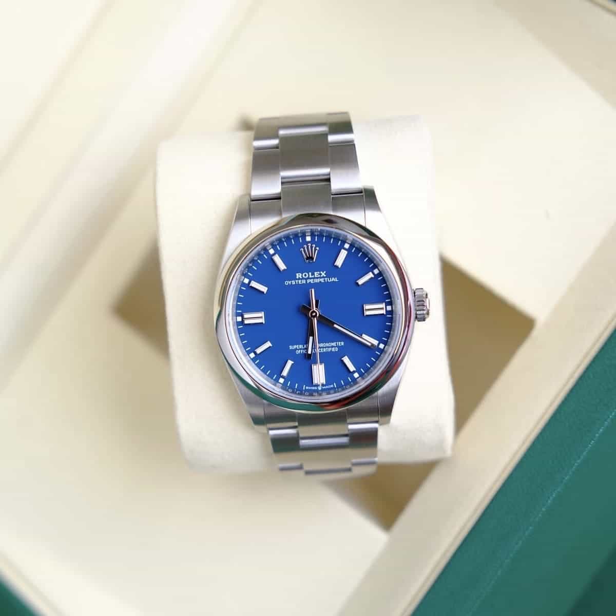 Rolex Oyster Perpetual Blue