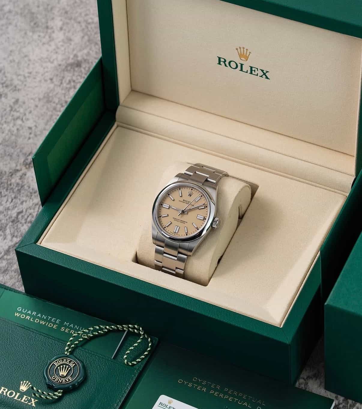 Rolex Oyster Perpetual Pistachio
